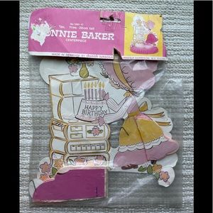 Vintage danish Amscan Happy Birthday honeycomb decoration